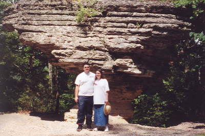 Chris & Kari near Eureka Springs Arkansas