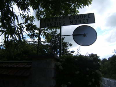 Sign to Claude Monet's House