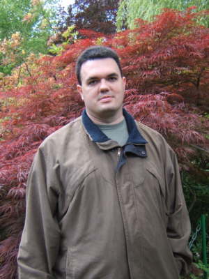 Chris at Claude Monet's Japanese Garden