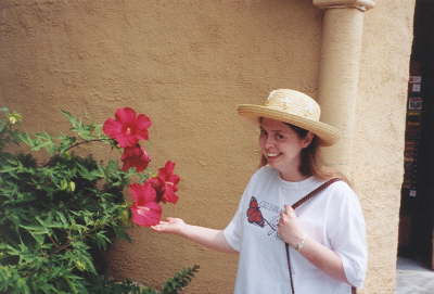 Kari at the Passion Play in Eureka Springs, Arkansas